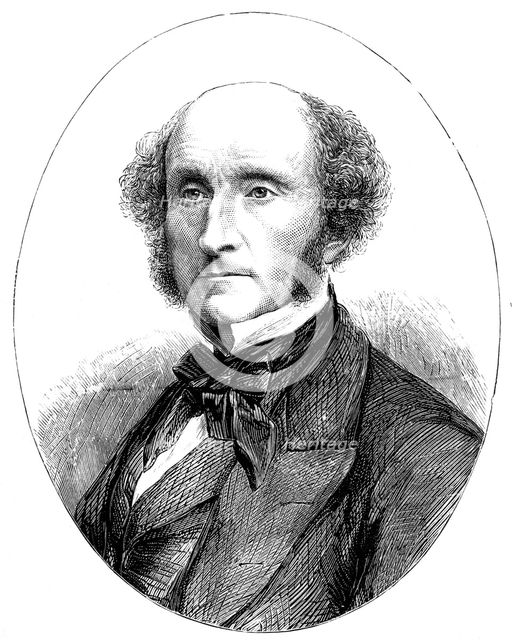 John Stuart Mill (1806-1873), British social reformer and philosopher. Artist: Unknown