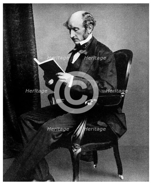 John Stuart Mill, British philosopher and social reformer, 19th century (1956). Artist: Unknown