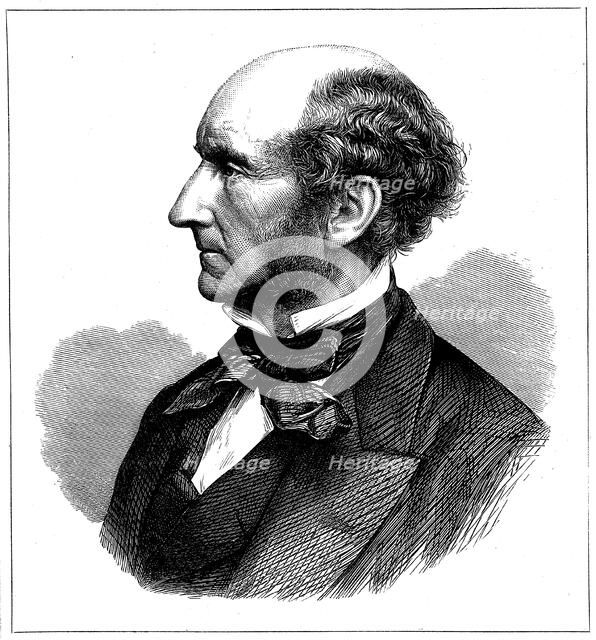 John Stuart Mill, British social reformer and philosopher, 1873. Artist: Unknown