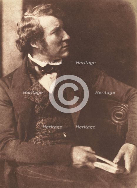John Stuart-Wortley, 2nd Baron Wharncliffe, 1843-1847. Creators: David Octavius Hill, Robert Adamson.