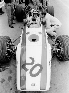 John Surtees in Honda V12, Belgian Grand Prix, 1968