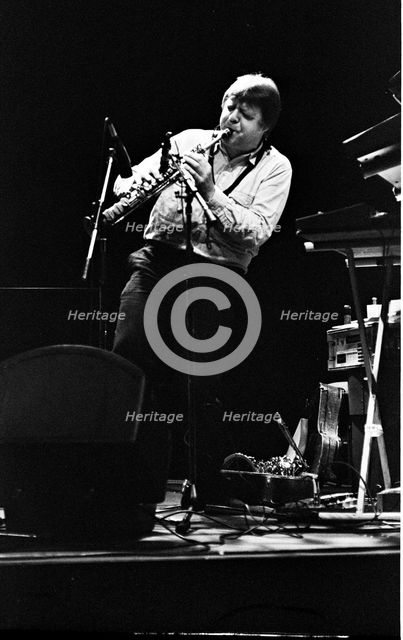 John Surman, Hawth, Crawley, West Sussex, Jan 1989. Creator: Brian O'Connor.