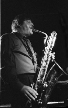 John Surman, Ronnie Scott's, Soho, London, April 1989. Creator: Brian O'Connor