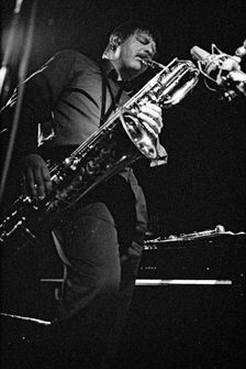 John Surman, Ronnie Scott's, Soho, London, April 1989. Creator: Brian O'Connor