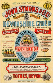 John Symons & Co Devonshire Cyder, 19th century