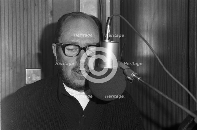 Johnny Mercer, Pye Studios, London, 1974. Creator: Brian O'Connor.