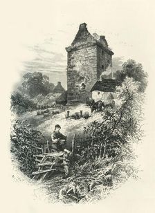 Johnny Armstrong's Tower c1870