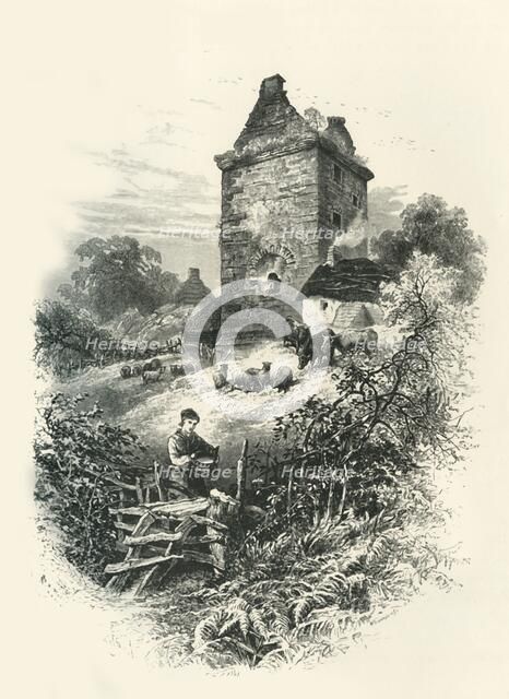 'Johnny Armstrong's Tower', c1870.
