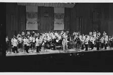 Johnny Dankworth and London Symphony Orchestra, Barbican, London, 1986. Creator: Brian O'Connor