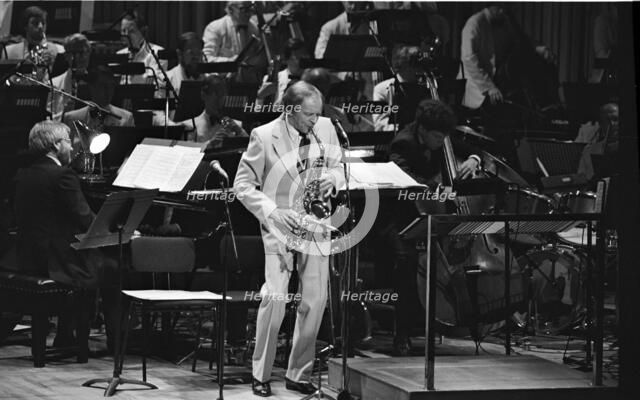 Johnny Dankworth, Barbican, London, 1986.   Artist: Brian O'Connor.