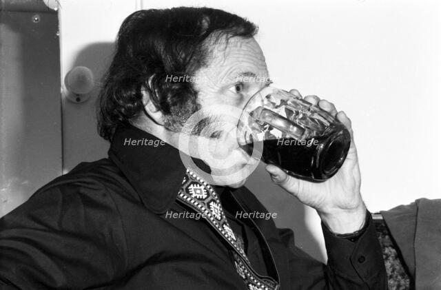 Johnny Dankworth,  Ronnie Scott's, Soho, London, 1973. Artist: Brian O'Connor.