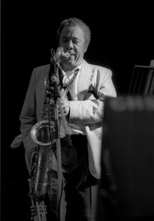Johnny Griffin, Pendley Jazz Fest., UK, July 1985. Artist: Brian O'Connor