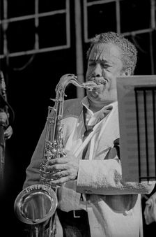 Johnny Griffin, Pendley Jazz Fest., UK, July 1985. Artist: Brian O'Connor