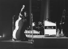 Johnny Hawksworth with Ted Heath and His Music, Nat King Cole concert, London, 1963. Creator: Brian Foskett