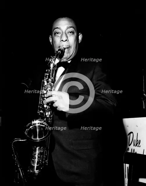 Johnny Hodges, Duke Ellington Band, 1962. Creator: Brian Foskett.