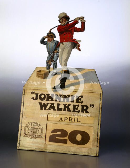 Johnnie Walker calendar. Artist: Unknown