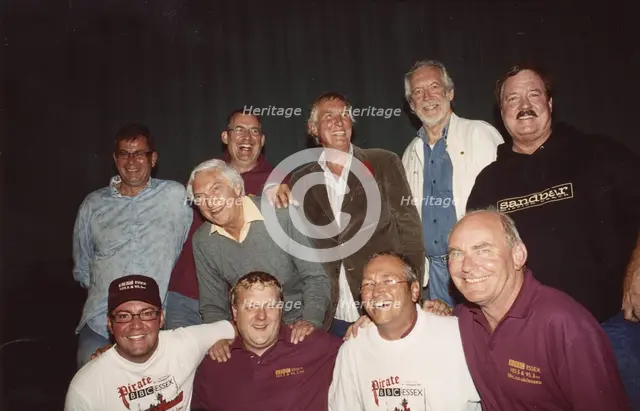 Johnnie Walker, Keith Skues and others, The Demise of Pirate Radio, 40th anniversary, Harwich, 2007. Creator: Brian Foskett.