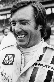 Johnnny Rutherford racing driver at Indianapolis 500. Creator: Unknown