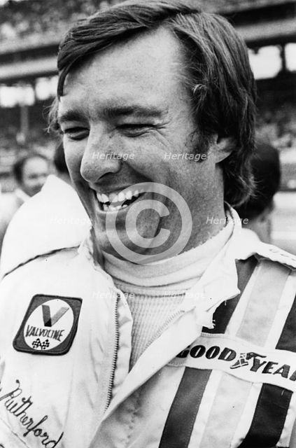 Johnnny Rutherford racing driver at Indianapolis 500. Creator: Unknown.