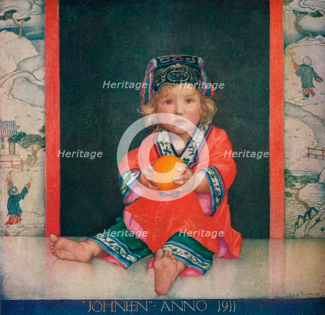 'Johneen, son of Mr and Mrs. John Noble', 1911, (1919). Artist: Edward Reginald Frampton.