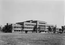 Johns-Manville Research Laboratory, Finderne, New Jersey, 1949. Creator: Gottscho-Schleisner, Inc