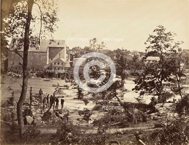 Johnson's Mill, Petersburg, VA., 1865. Creator: Tim O'Sullivan.