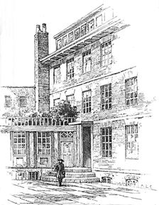 Johnson's House, No. 8 Bolt Court, Fleet Street 1907. Artist: A. L. Collins