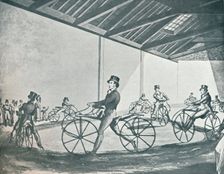 Johnson's Pedestrian Hobby-Horse Riding School at 377, Strand 1819, (1912)