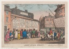 Joint Stock Street, March 10, 1808., March 10, 1808. Creator: Thomas Rowlandson
