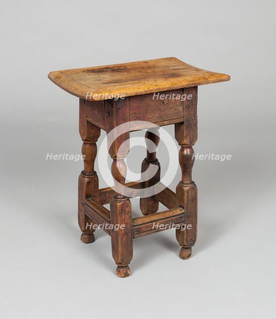 Joint Stool, 1680/1710. Creator: Unknown.