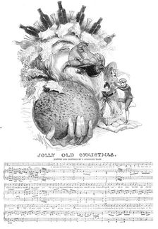 Jolly Old Christmas, 1844. Creator: Smyth
