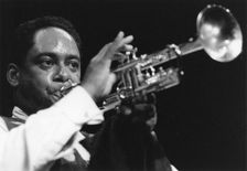 Jon Faddis, American jazz trumpeter, c1981. Creator: Brian Foskett