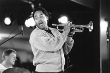Jon Faddis, American jazz trumpeter, North Sea Jazz Festival, The Hague, Holland, c1991. Creator: Brian Foskett