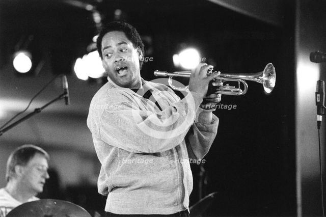 Jon Faddis, American jazz trumpeter, North Sea Jazz Festival, The Hague, Holland, c1991. Creator: Brian Foskett.