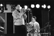 Jon Faddis, American jazz trumpeter, North Sea Jazz Festival, The Hague, Holland, c1991. Creator: Brian Foskett