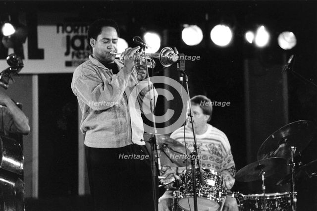 Jon Faddis, American jazz trumpeter, North Sea Jazz Festival, The Hague, Holland, c1991. Creator: Brian Foskett.