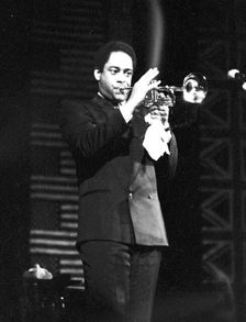 Jon Faddis, Philip Morris Jazz Festival, Dominion Theatre, London, 1985. Creator: Brian O'Connor