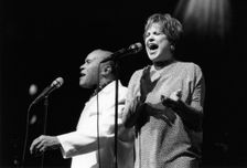 Jon Hendricks and Annie Ross, North Sea Jazz Festival, The Hague, Netherlands, 1999. Creator: Brian Foskett