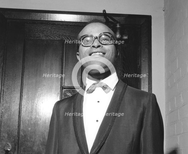 Jon Hendricks, Count Basie tour, 1962. Creator: Brian Foskett.