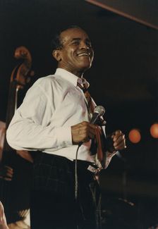 Jon Hendricks, North Sea Jazz Festival, Netherlands, 1991. Creator: Brian Foskett