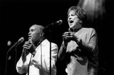 Jon Henricks and Annie Ross, North Sea Jazz Festival, The Hague, Netherlands, 1999. Creator: Brian Foskett