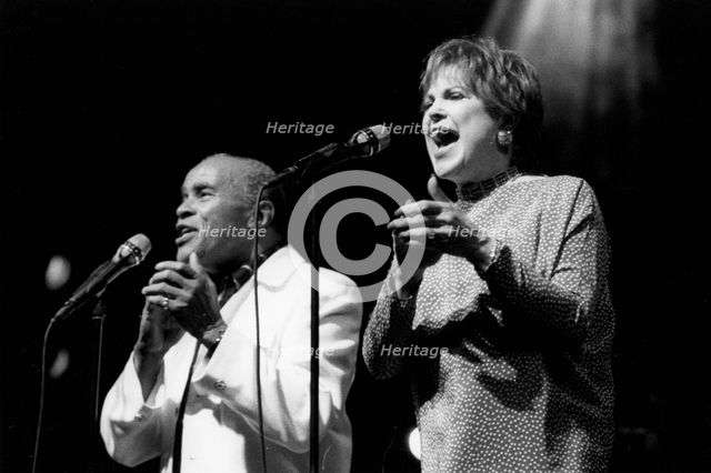 Jon Henricks and Annie Ross, North Sea Jazz Festival, The Hague, Netherlands, 1999. Creator: Brian Foskett.