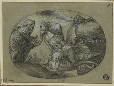 Jonah Cast Up by the Whale, 17th century. Creator: Unknown