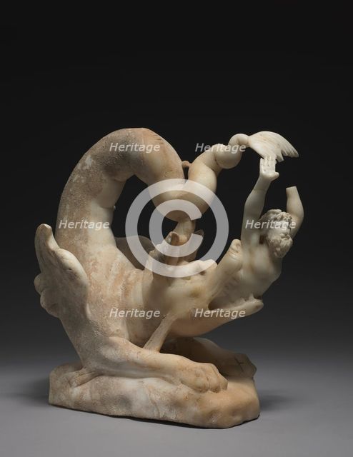 Jonah Cast Up, c. 280-290. Creator: Unknown.