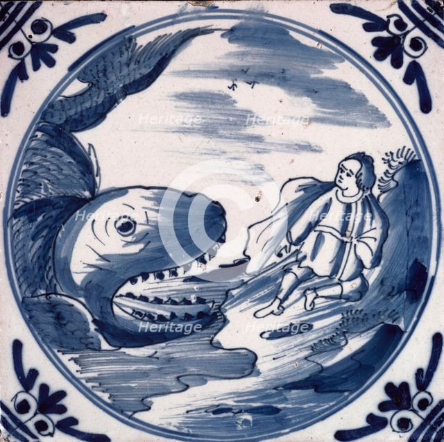Jonah and the whale. Creator: Unknown.