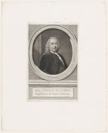 Jonas Witsen, Burgemeester der Stad Amsterdam, ca. 1749. Creator: Jacobus Houbraken