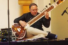 Jonathan Mayer, Indo Jazz Fusion Revisited, Loughton Methodist Church, Loughton, Essex, 2024. Creator: Brian O'Connor