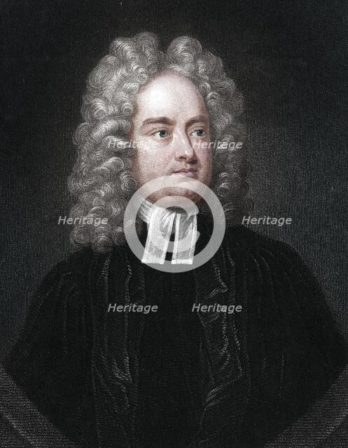 Jonathan Swift, Anglo-Irish clergyman, satirist and poet.  Artist: Unknown.