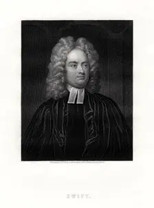Jonathan Swift, Anglo-Irish writer, 19th century. Artist: B Holl
