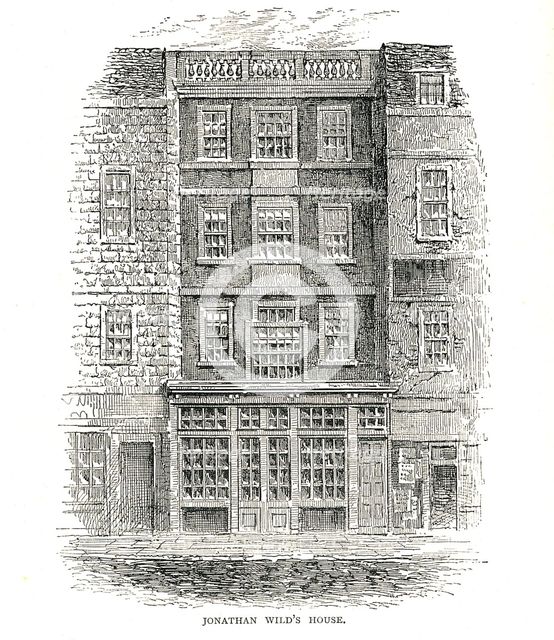 Jonathan Wild's House, 1878. Artist: Unknown